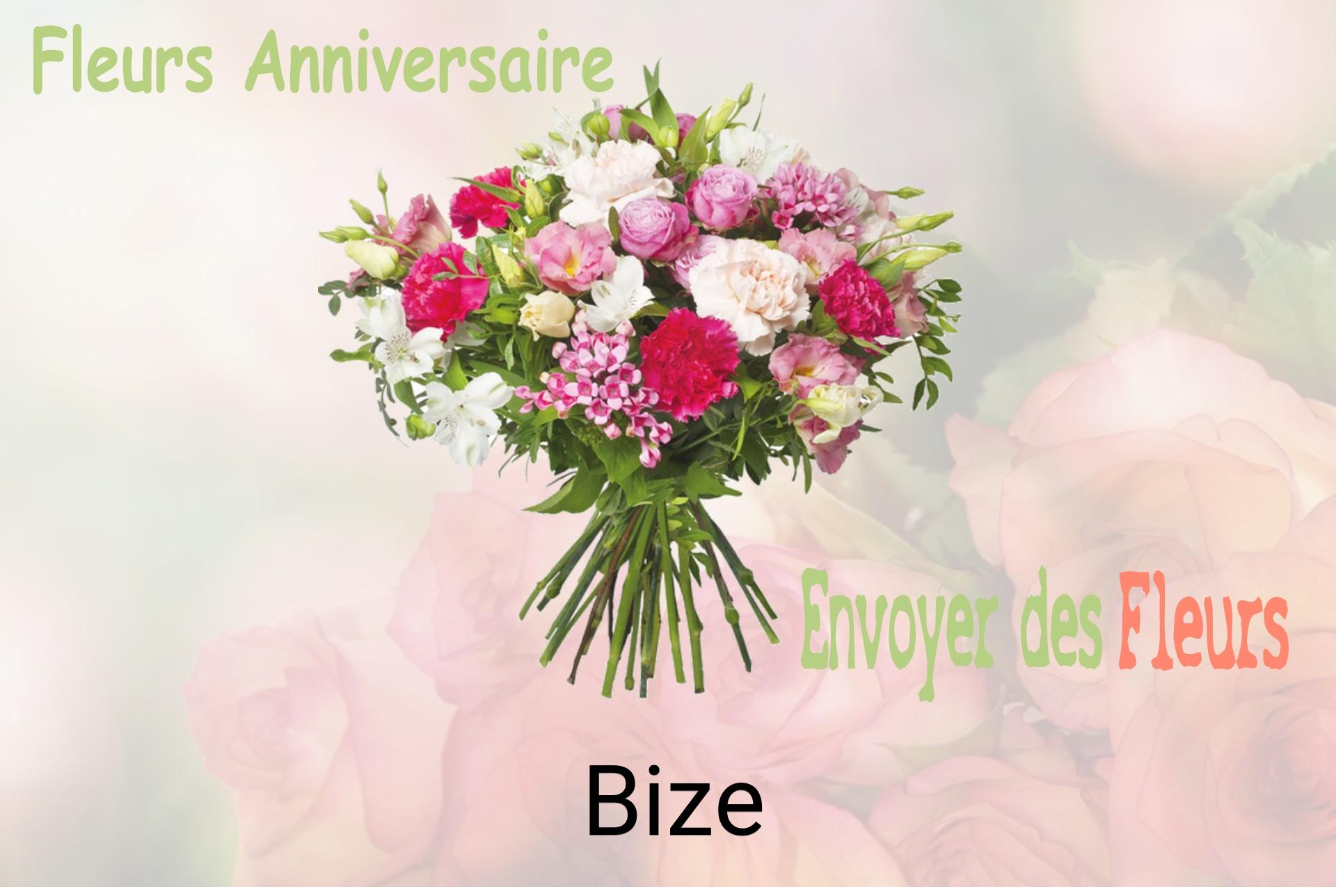 Bouquet de fleurs d’anniversaire livré à Bize